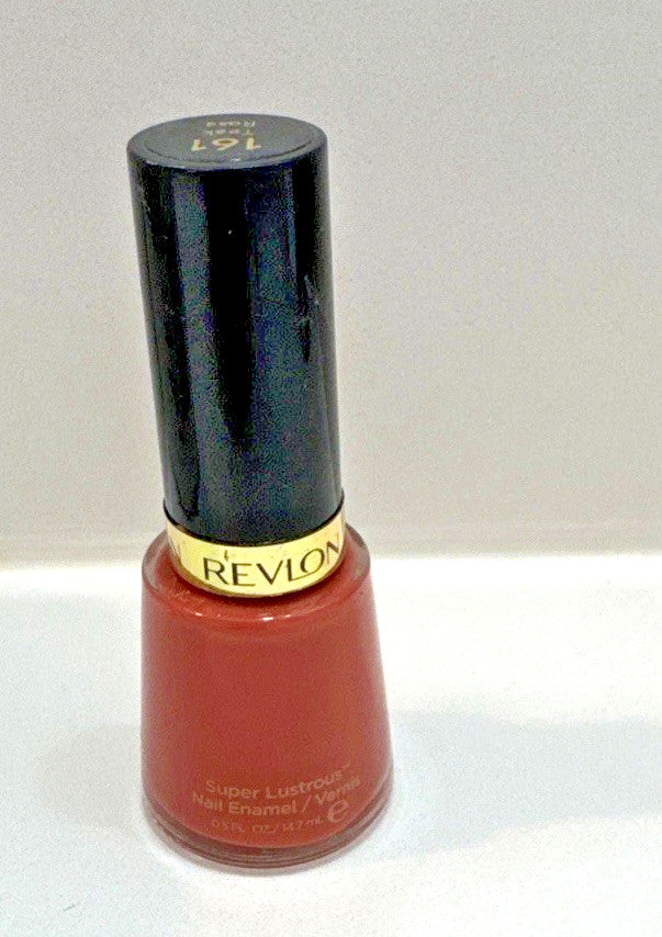Revlon Super Lustrous Nail Enamel 161 Teak Rose - High-Shine Nail Polish 0.5 Fl Oz