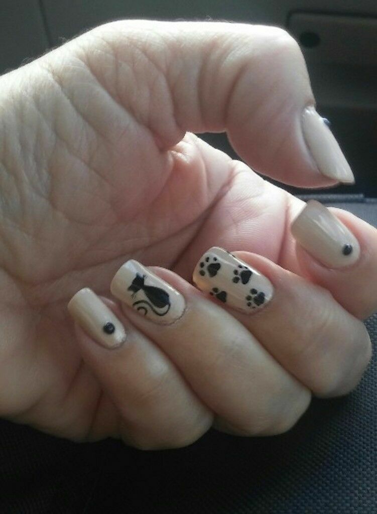 Nail Art Cat Paw Stamp Plate for Manicure - Metal Image Template BP-X11