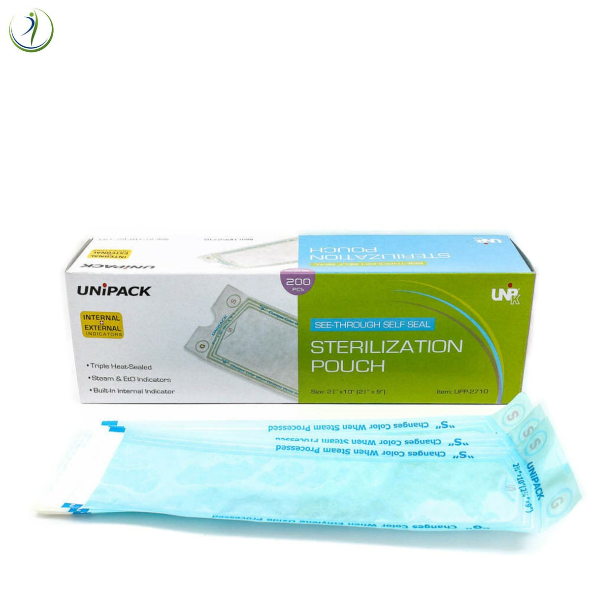 Self-Seal Sterilization Pouches 2 3/4" x 10" - 200 Per Box, Medical/Autoclave-Grade