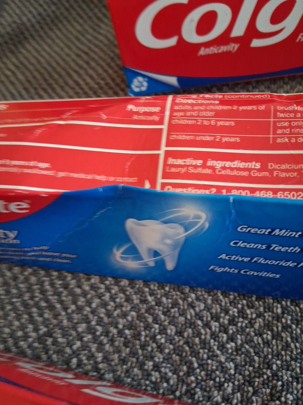 3 Pack Fluoride Cavity Protection Toothpaste - Regular Flavor 8oz