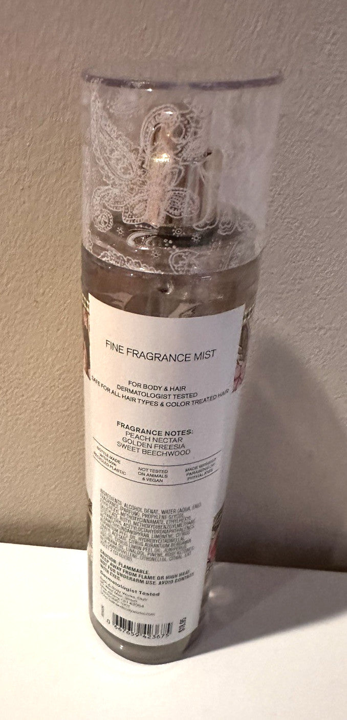 Body Mist Spray 8 oz Peach Blossom & Nectar - Fresh Fragrance