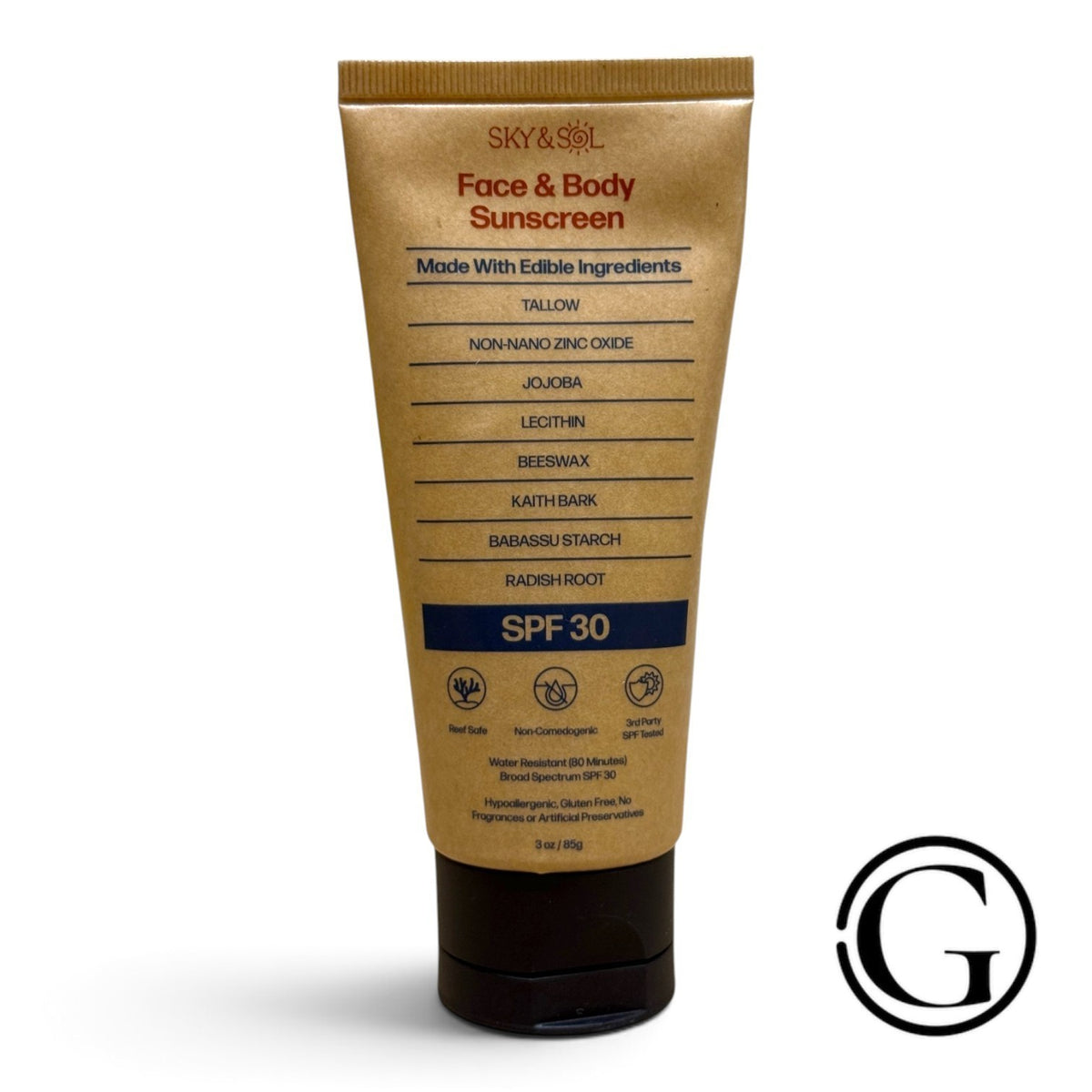 SPF 30 Unscented Face & Body Sunscreen - 3 oz | Broad Spectrum Sun Protection