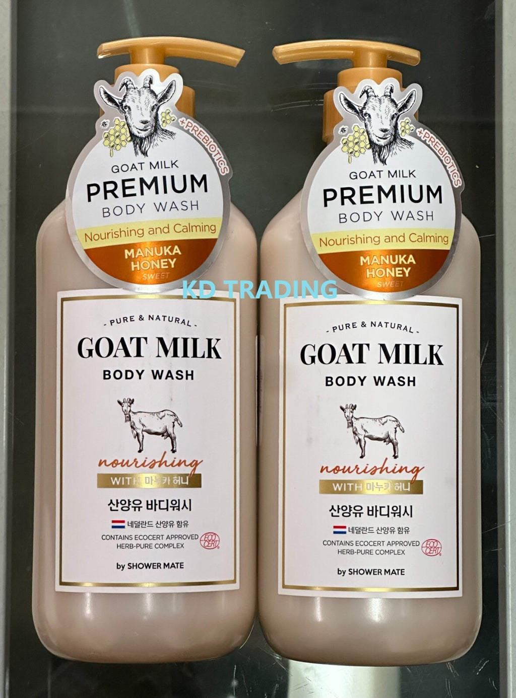 Natural Goat Milk Body Wash with Manuka Honey - Nourishing & Calming