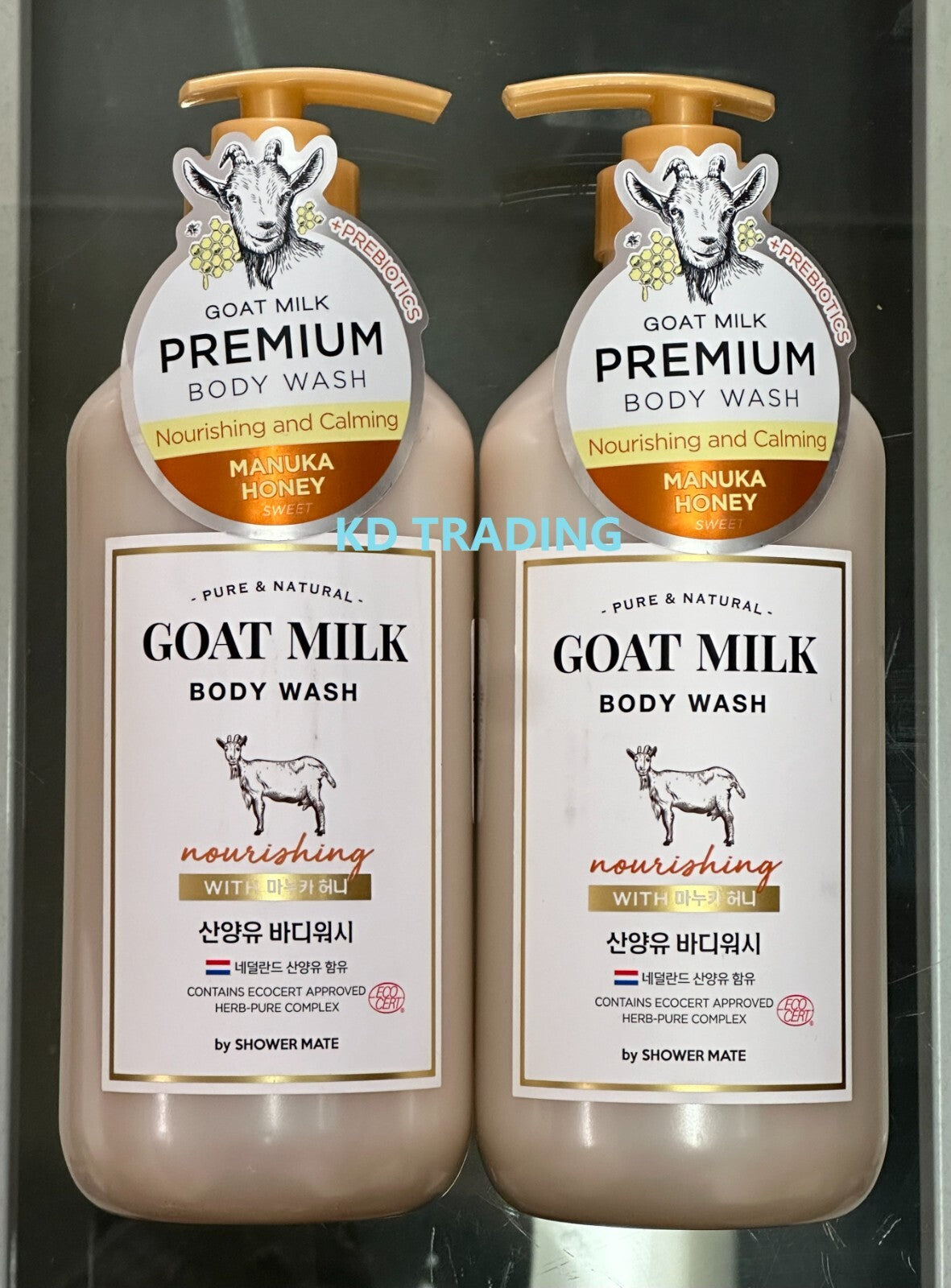 Natural Goat Milk Body Wash with Manuka Honey - Nourishing & Calming