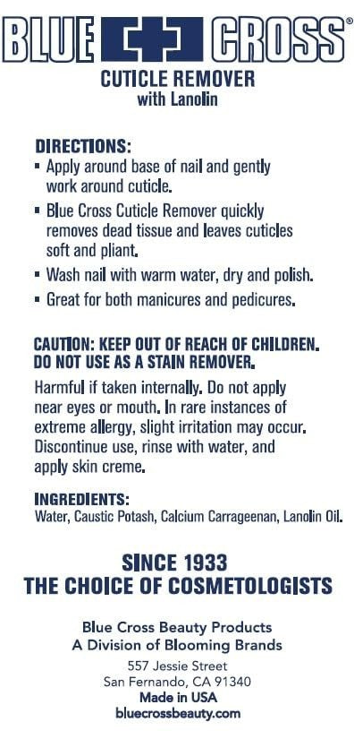 Cuticle Remover & Softener Liquid for Nails with Lanolin - 32 oz