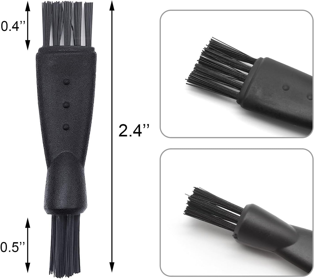 10 Pack Electric Razor Cleaning Brushes Double-Sided for Shaver & Clipper Maintenance