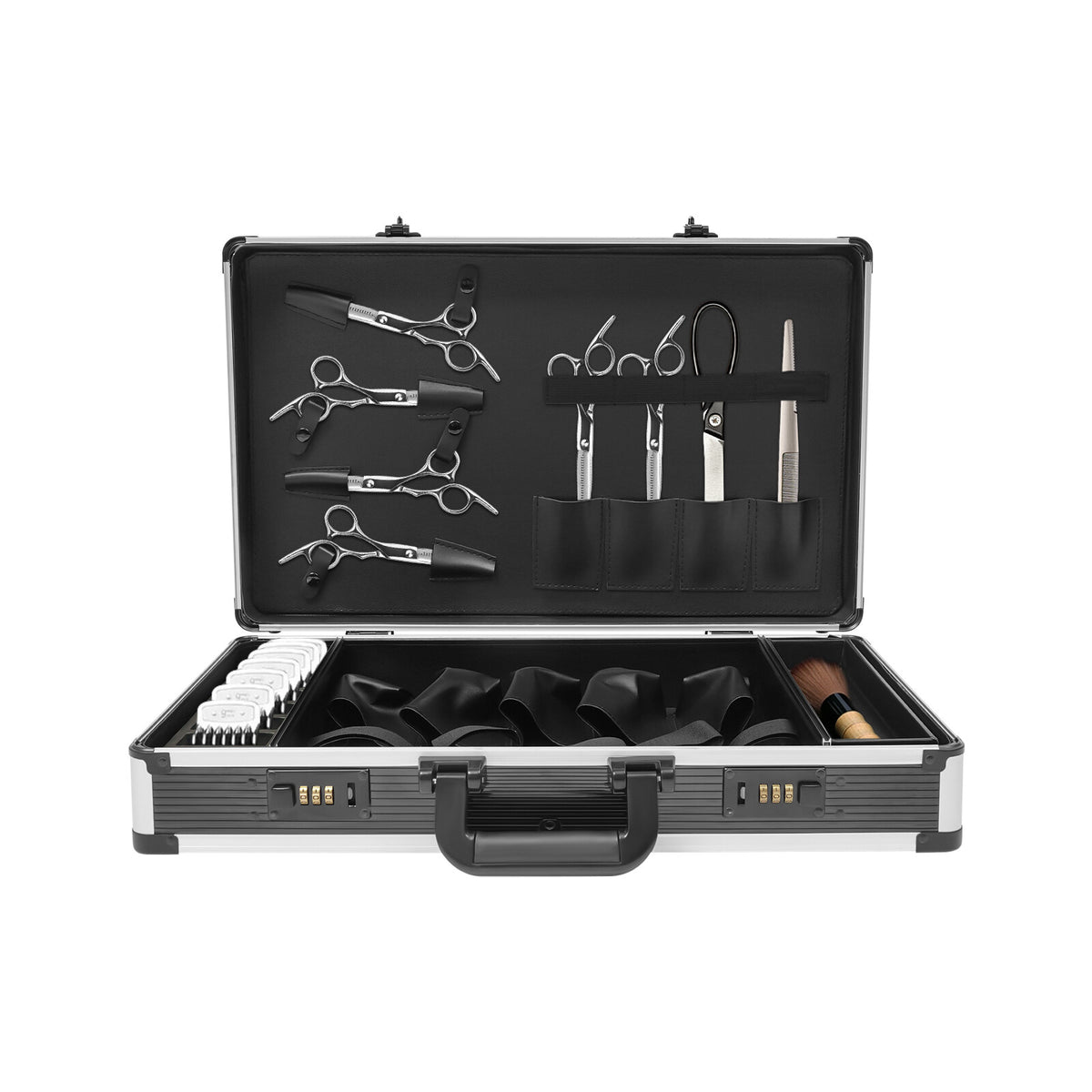 Professional Barber Travel Carrying Case Organizer for Clippers & Styling Tools