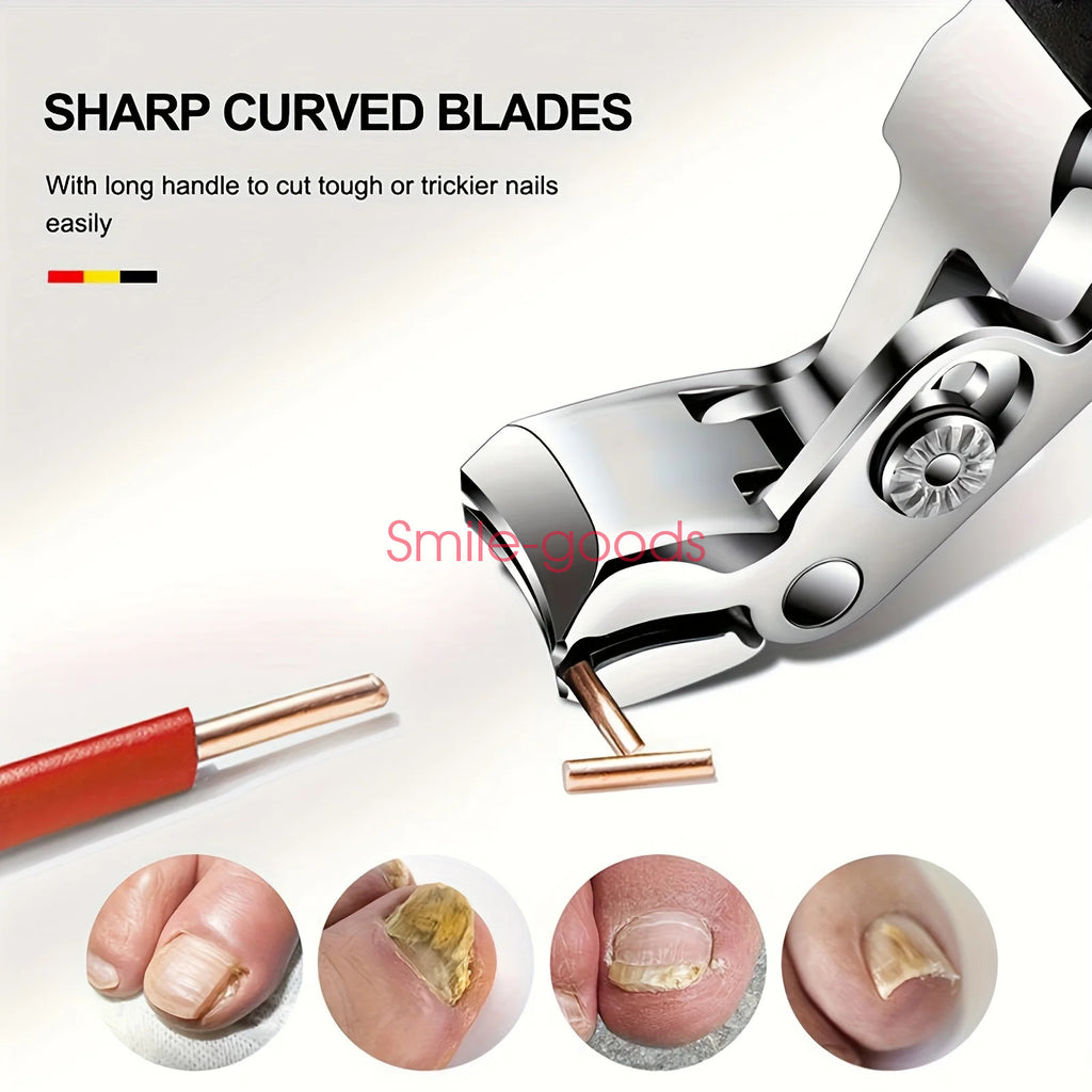 Extra Large Heavy Duty Stainless Steel Toe Nail Clippers for Thick Nails