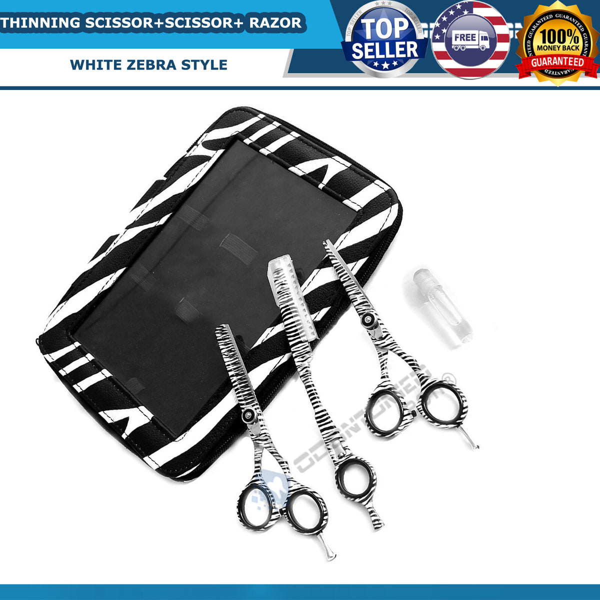 Hair Cutting Thinning Scissors Barber Shears Salon Hairdressing Set