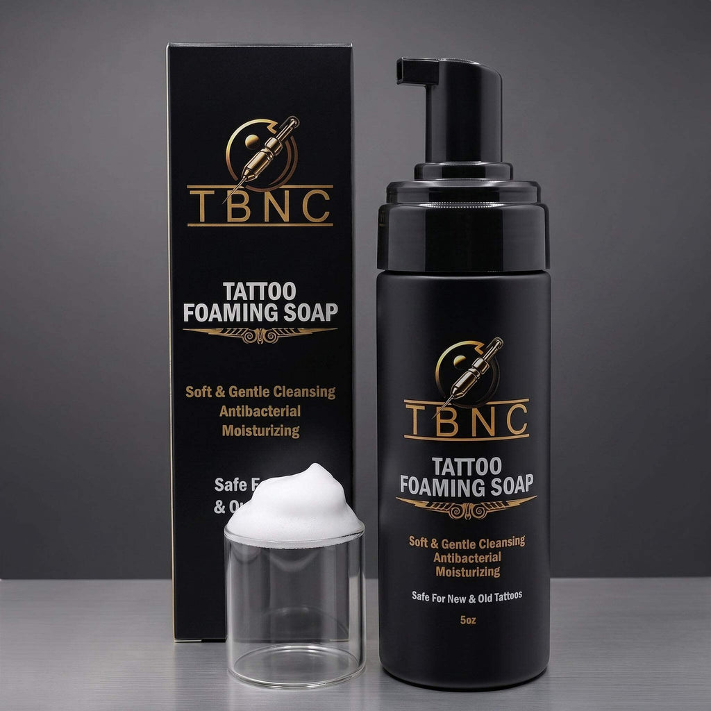 Tattoo Foaming Soap - Gentle, Antibacterial Tattoo Aftercare Cleanser