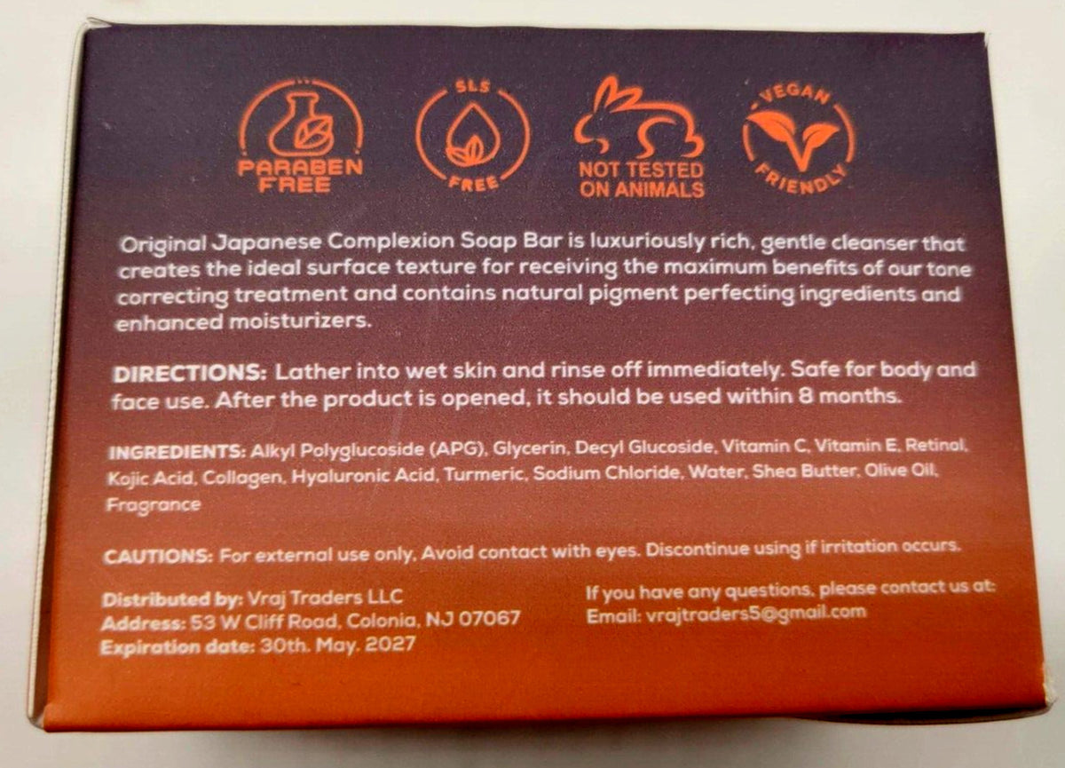 Kojic Acid & Vitamin C Dark Spot Correcting Soap Bars - 2 Pack