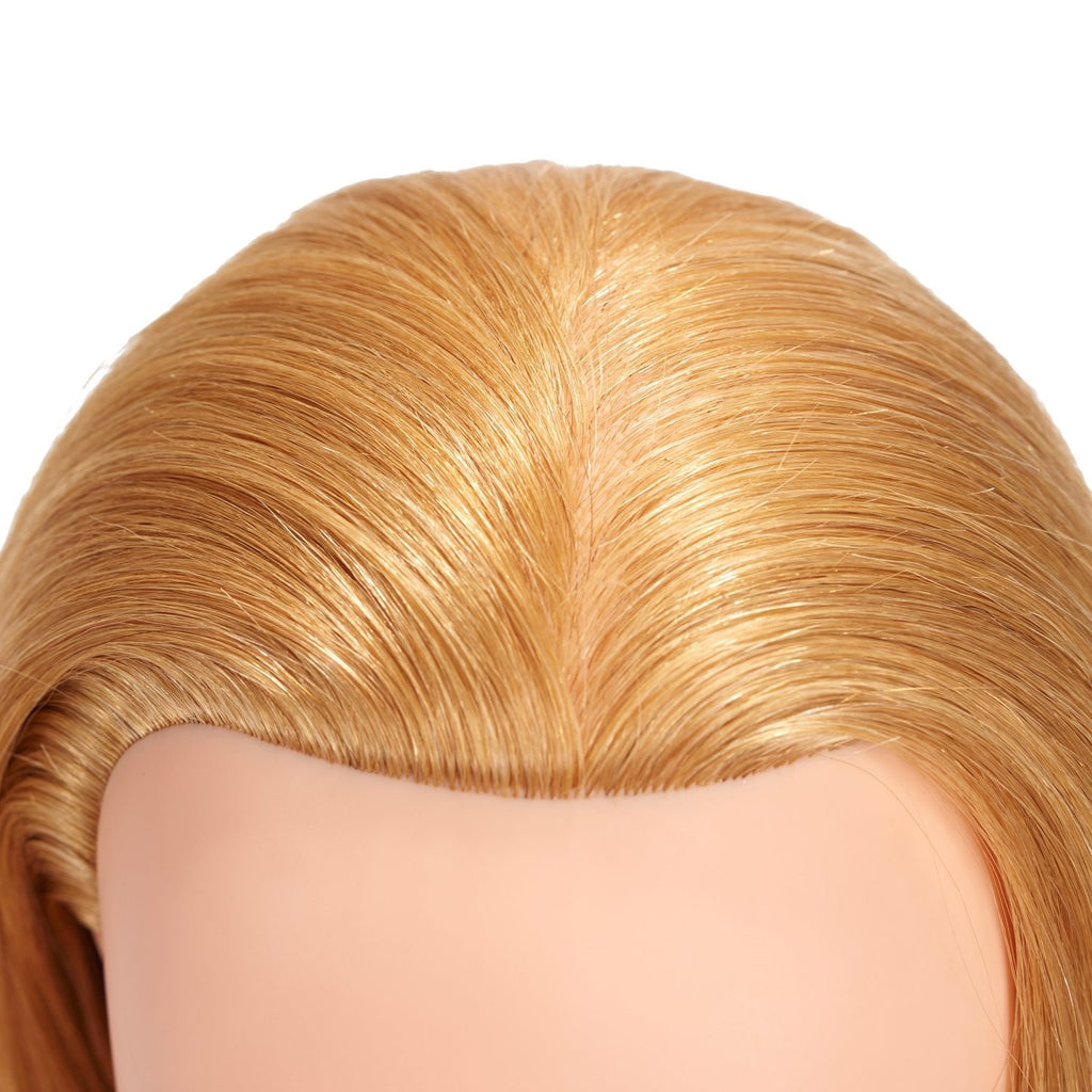 20-22 Inch Blonde Mannequin Head for Hair Styling & Braiding Practice