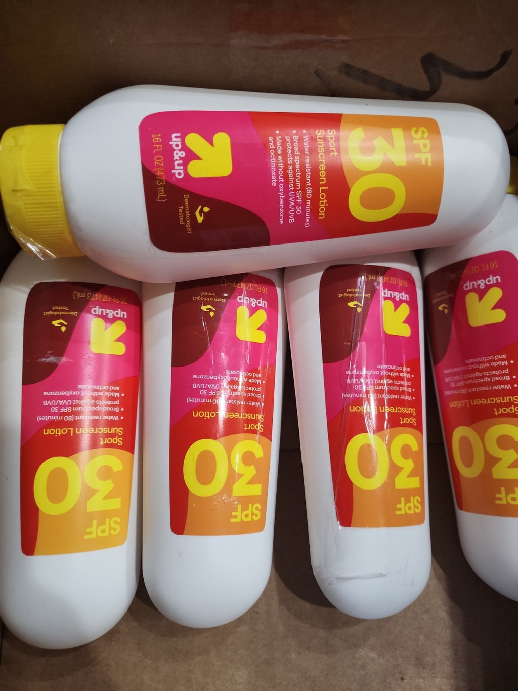 Sport Sunscreen Lotion SPF 30 - 16oz, Waterproof & Broad Spectrum