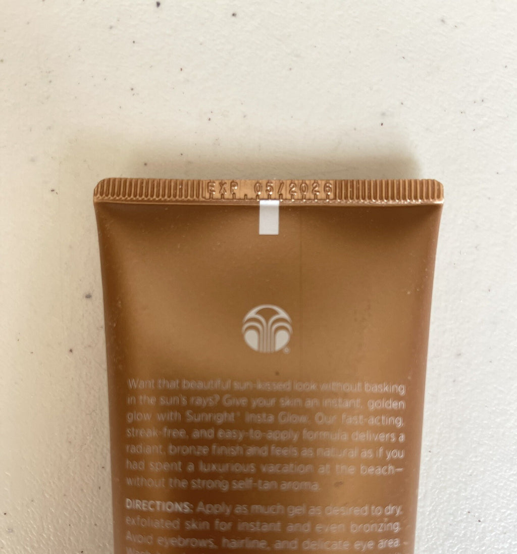 Nu Skin Sunright Insta Glow 2 Pack - Sunless Tanning Gel Exp. 05/2027