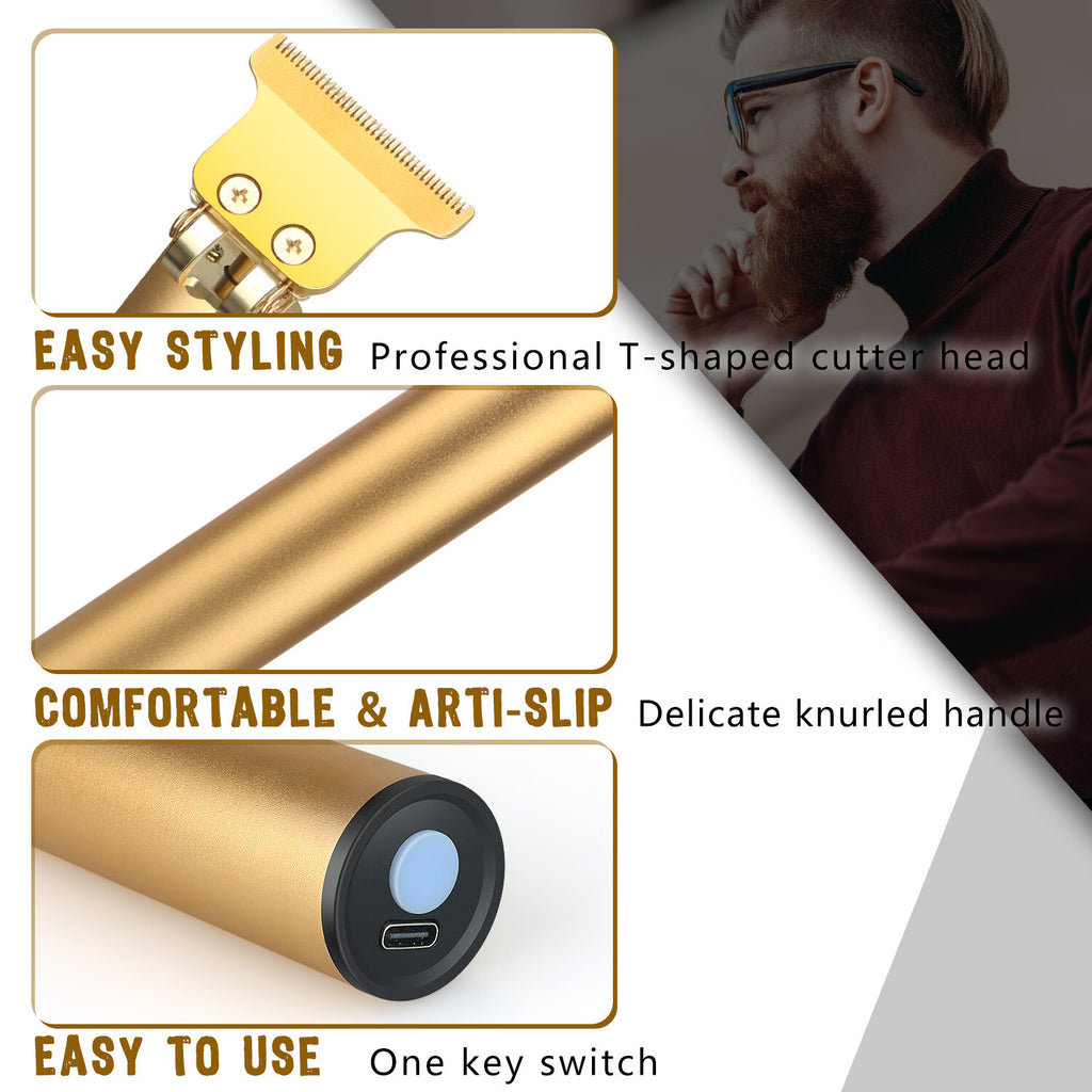 Cordless Hair Clippers & Trimmer for Beard & Hair Cutting - Professional Barber Shaving Machine
