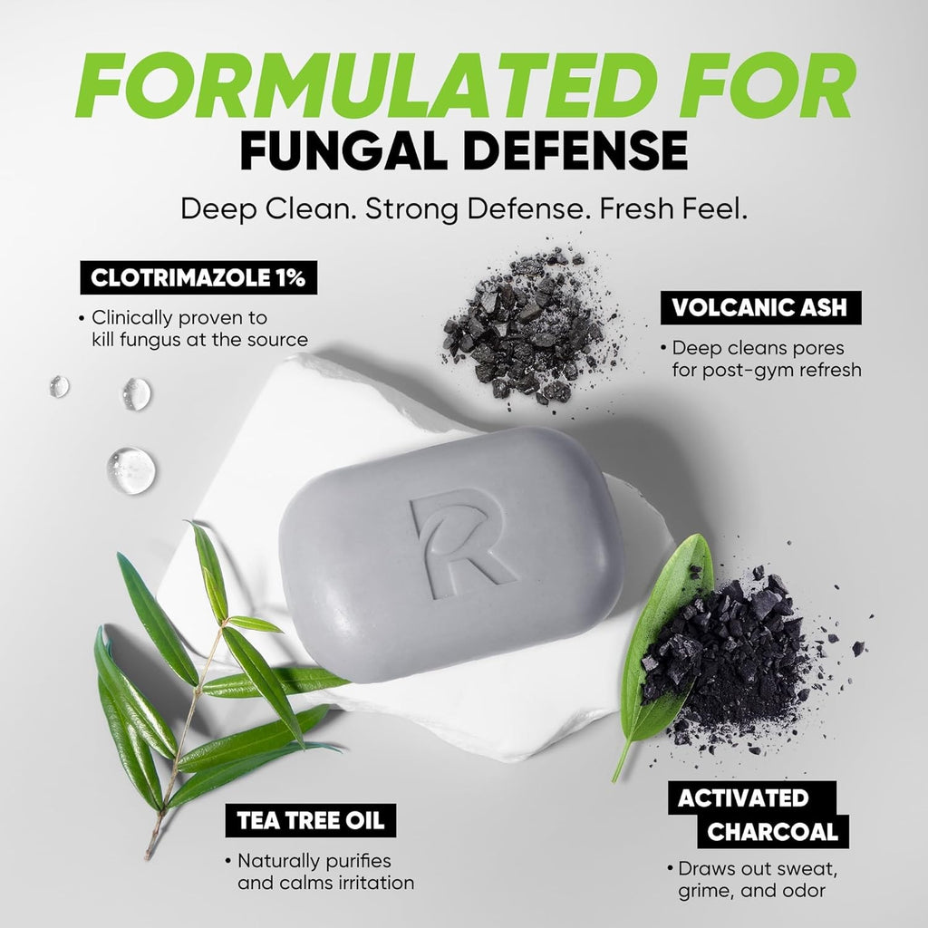 Antifungal Soap Bar for Athlete’s Foot & Skin Relief – 2 Pack
