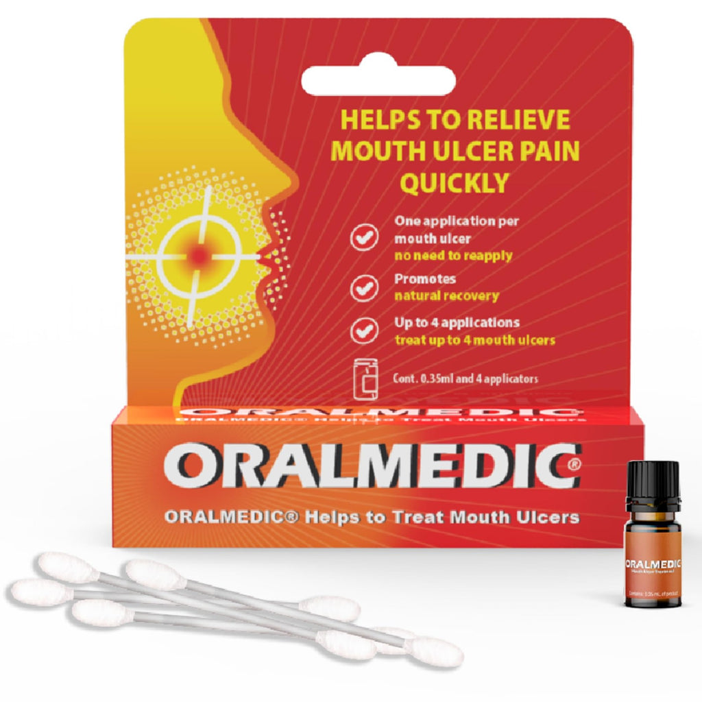 Mouth Ulcer & Canker Sore Protective Solution - Single Application, 4 Applicators