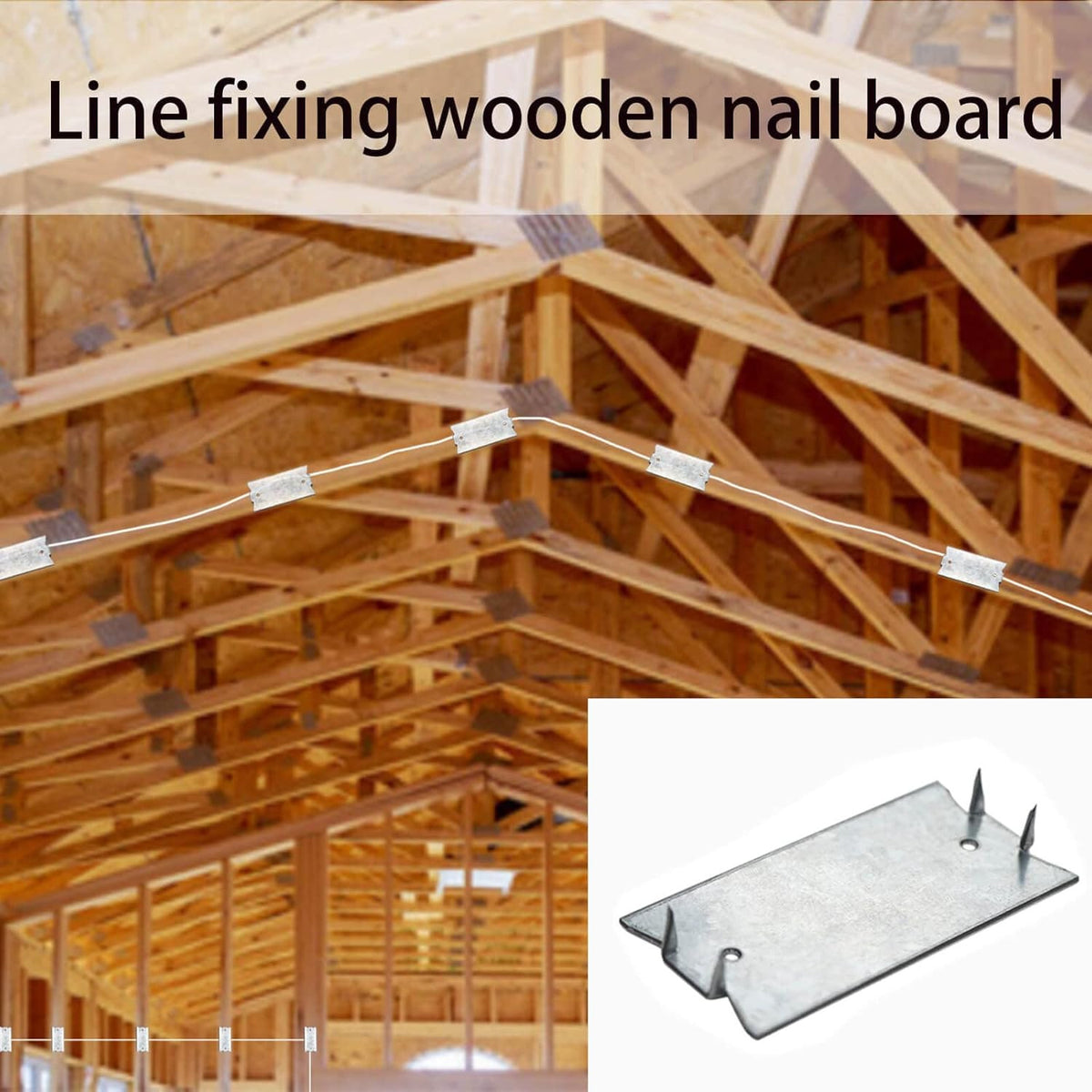 50PCS 1.5 x 2 Inch Nail Plates for Wiring and Pipe Protection