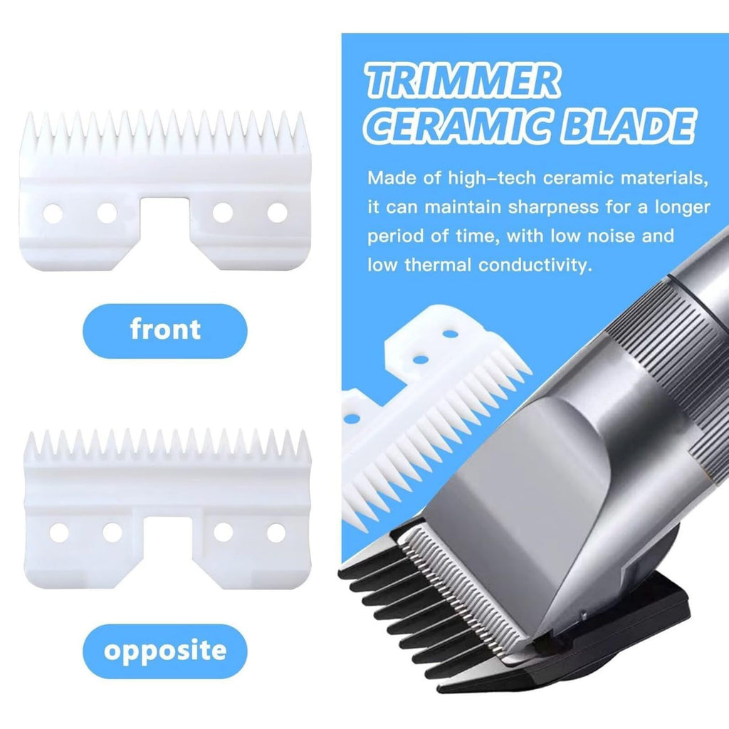 Ceramic Clipper Blades Replacement for Oster Wahl Wahl AG A5 Clippers - 3 Pack