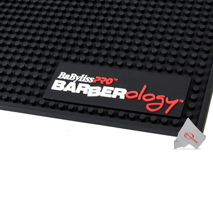 Babyliss Pro Non-Slip Heat Resistant Barber Mat Set - Professional Tool Organizer