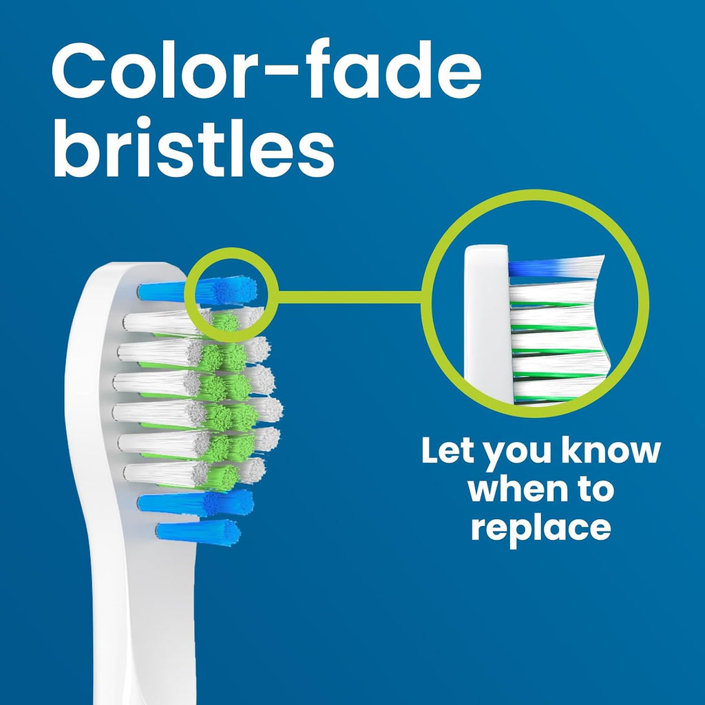 10 Pack Replacement Toothbrush Heads for Bitvae D2 Electric Toothbrush