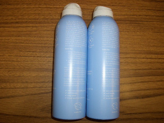 Mineral Sunscreen Spray SPF 50 - Reef Safe, Water-Resistant, 2 Pack 6 oz