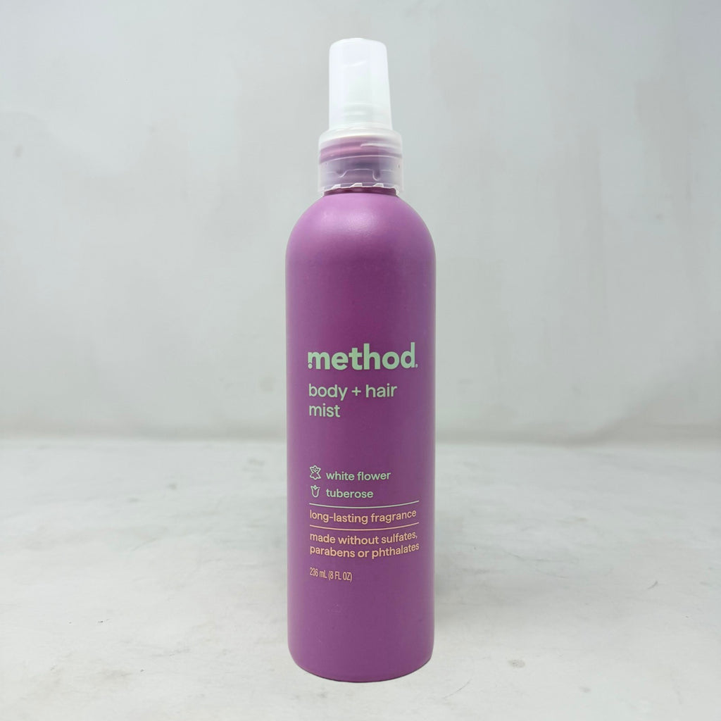Method Body and Hair Mist Spray White Flower & Tuberose 8oz 2 Pack