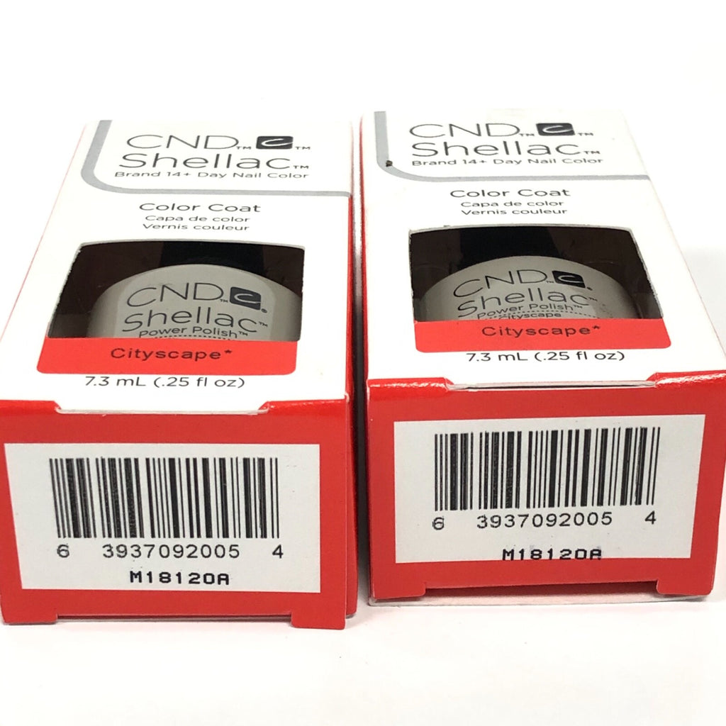 CND Shellac UV Gel Nail Polish Set - 2 Bottles, 0.25oz, Multiple Colors