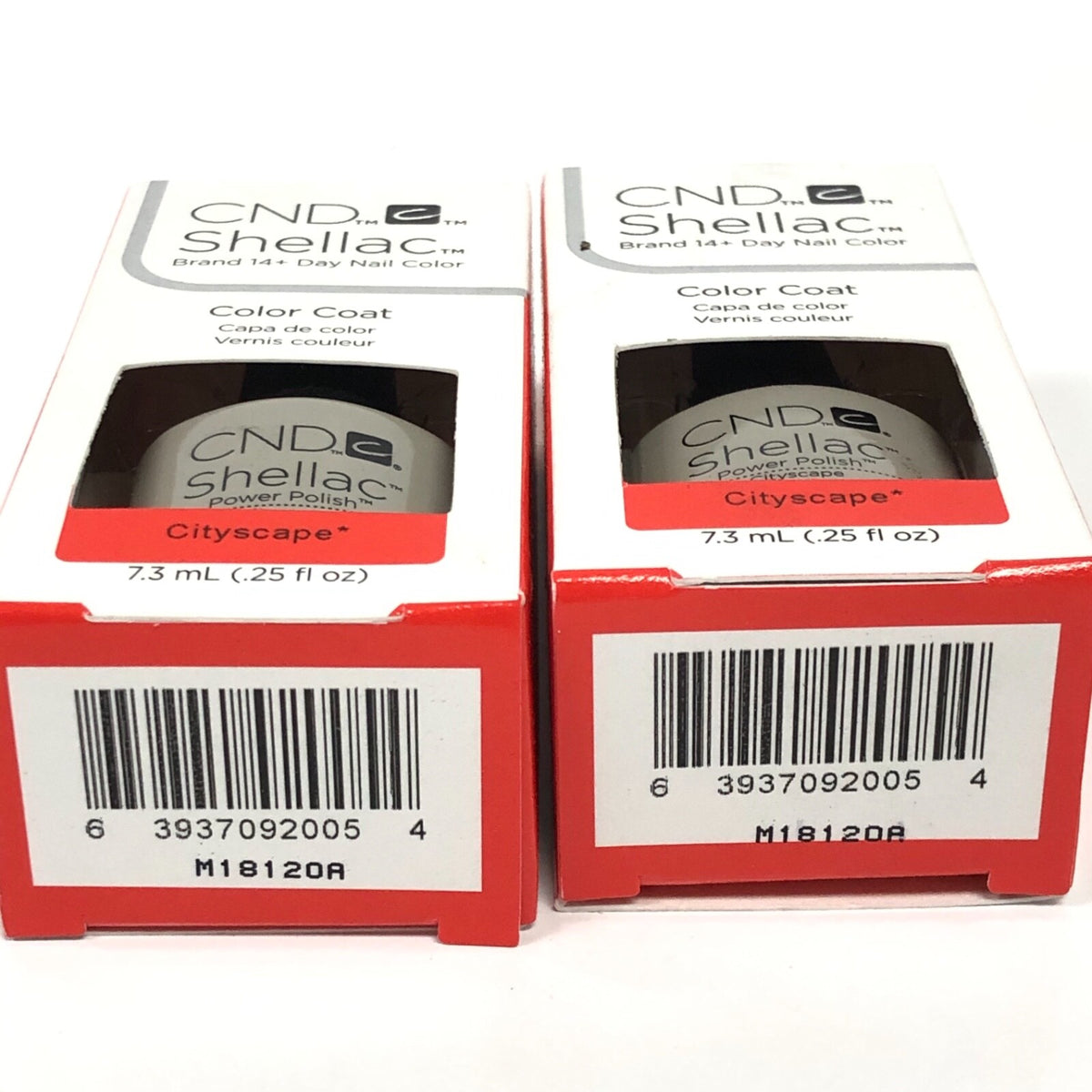 CND Shellac UV Gel Nail Polish Set - 2 Bottles, 0.25oz, Multiple Colors
