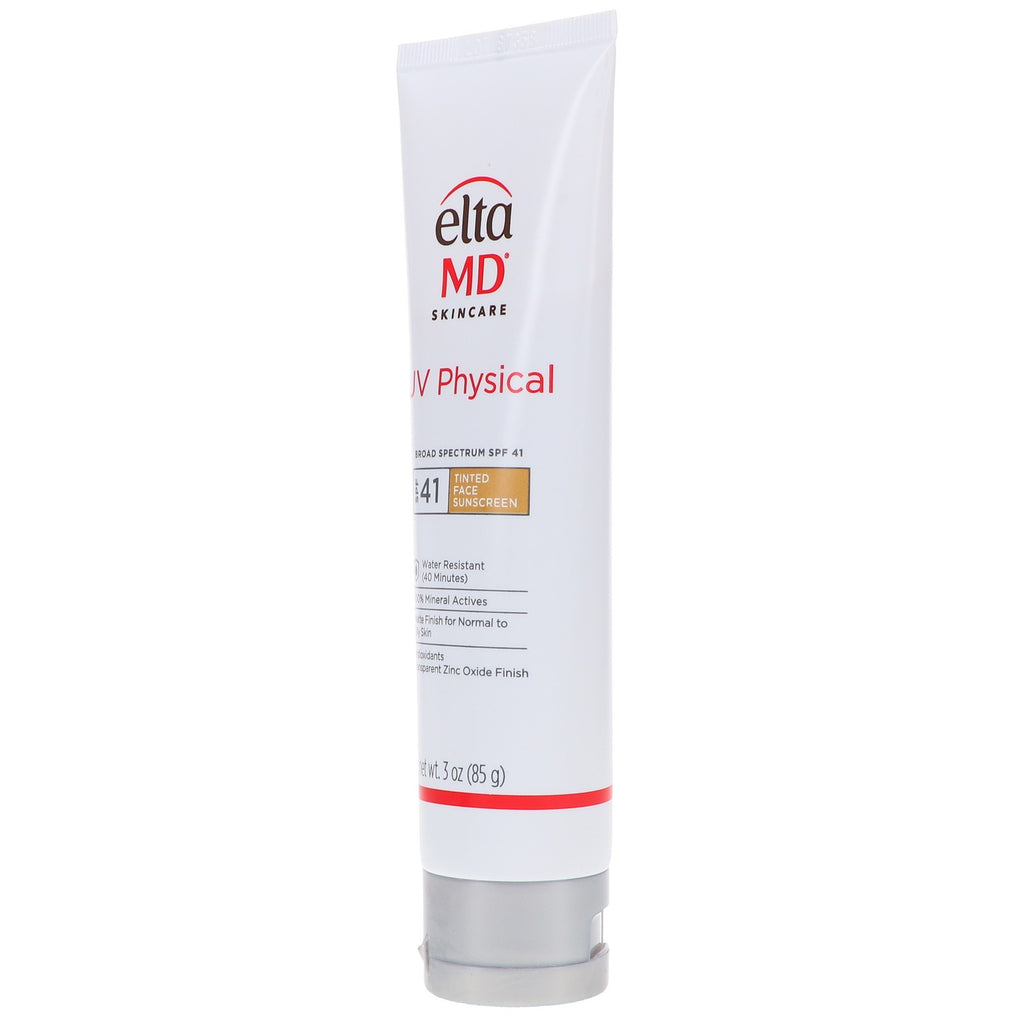 Mineral Sunscreen SPF 41 Tinted Face Sunscreen 3 oz - Broad Spectrum, Water-Resistant, Oily & Sensitive Skin Safe