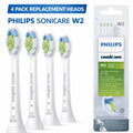 Philips Sonicare W2 Replacement Brush Heads 4 Pack - White Deep Cleaning