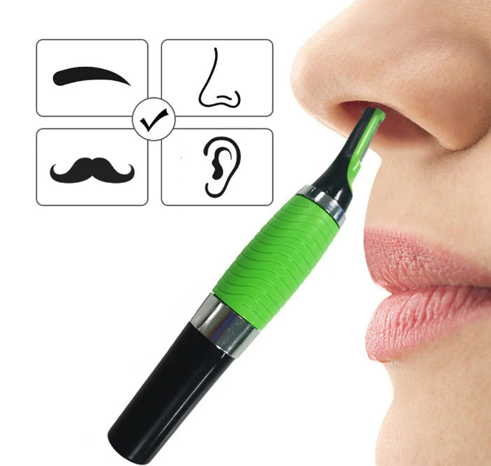 Men's Nose, Ear, Face & Neck Hair Trimmer with Comb Attachments
