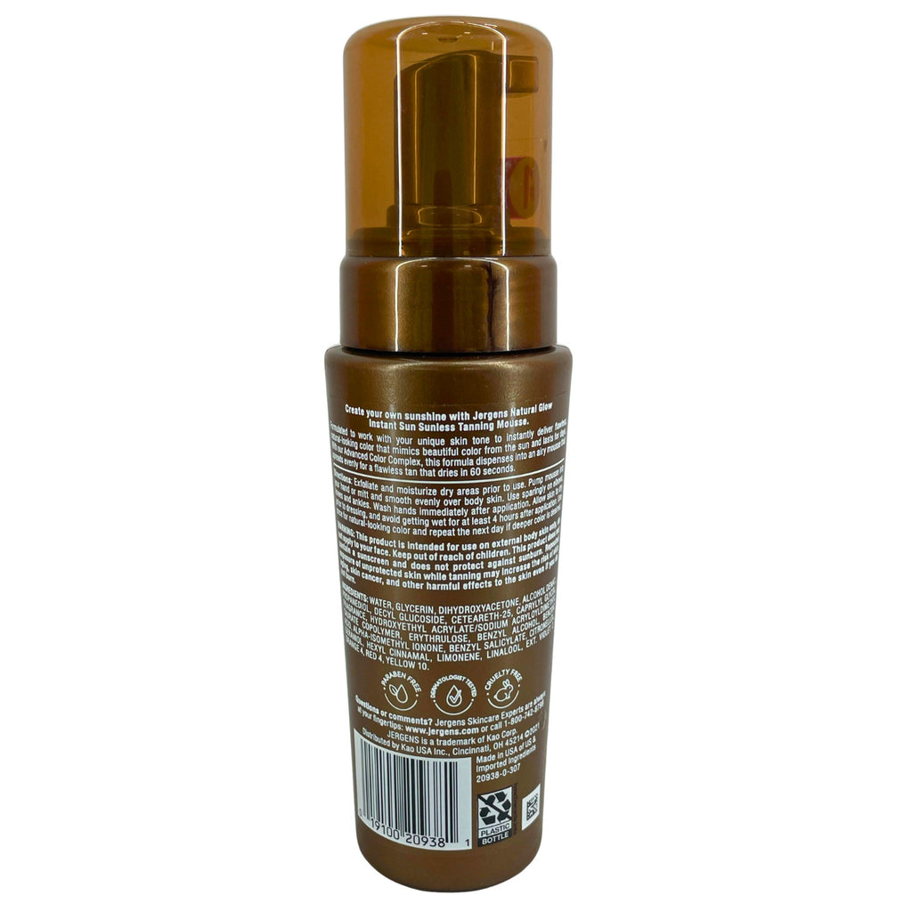 Self Tanner Mousse Deep Bronze Sunless Tanning Lotion 3 Pack - Instant Flawless Color