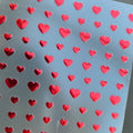 3D Nail Art Stickers Shiny Love Decals for DIY Manicure - Water Resistant