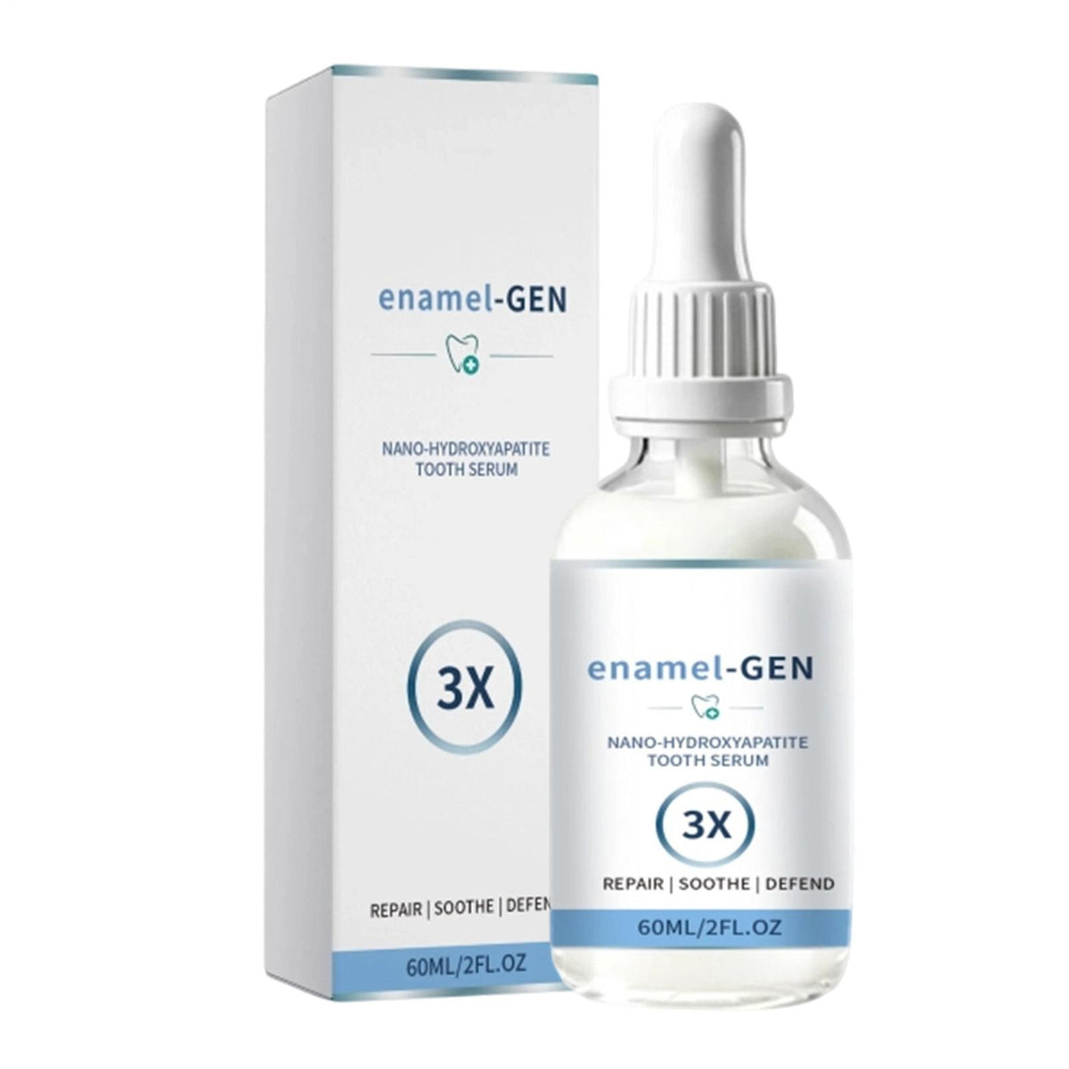 Enamel Repair Tooth Serum with Nano-Hydroxyapatite for Sensitive Teeth - 60ml