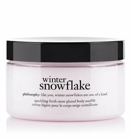 Winter Snowflake Body Souffle - Glazed Snow Scent, 4 oz