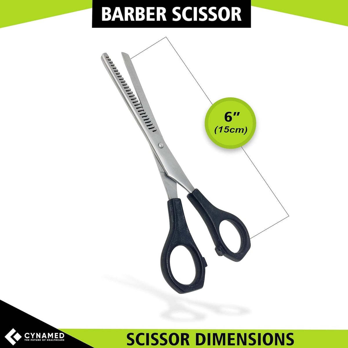 Professional Barber Hair Cutting Scissors - 2 Pairs Stainless Steel Shears