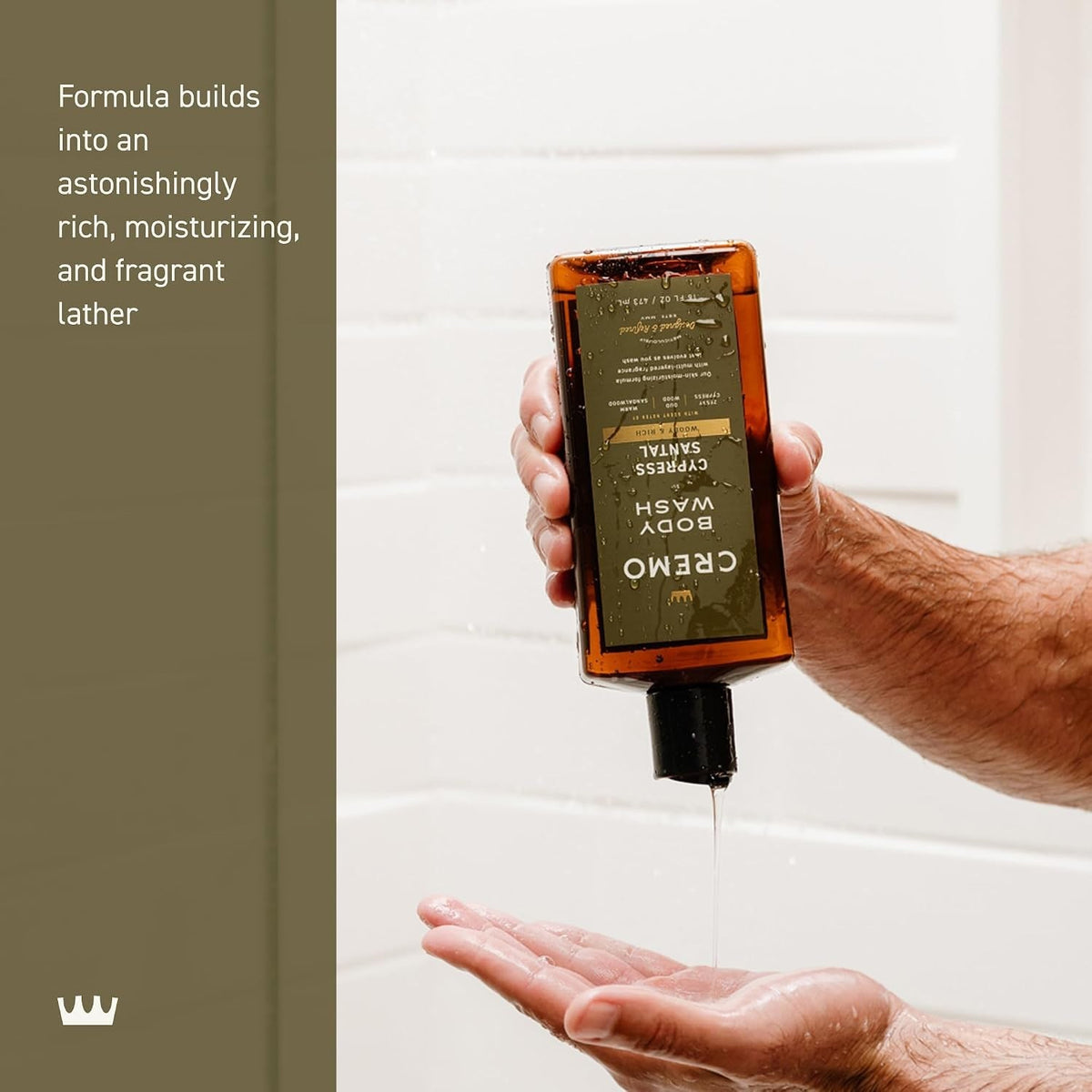 Men's Body Wash with Cypress Santal Fragrance - 16 Fl Oz