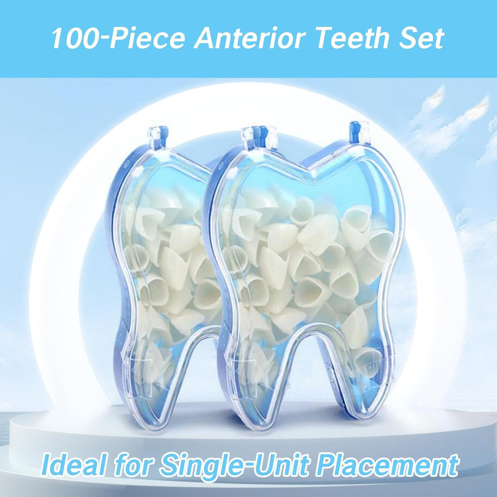 Dental Temporary Crown Kit - Mixed Sizes for Broken Tooth Restoration