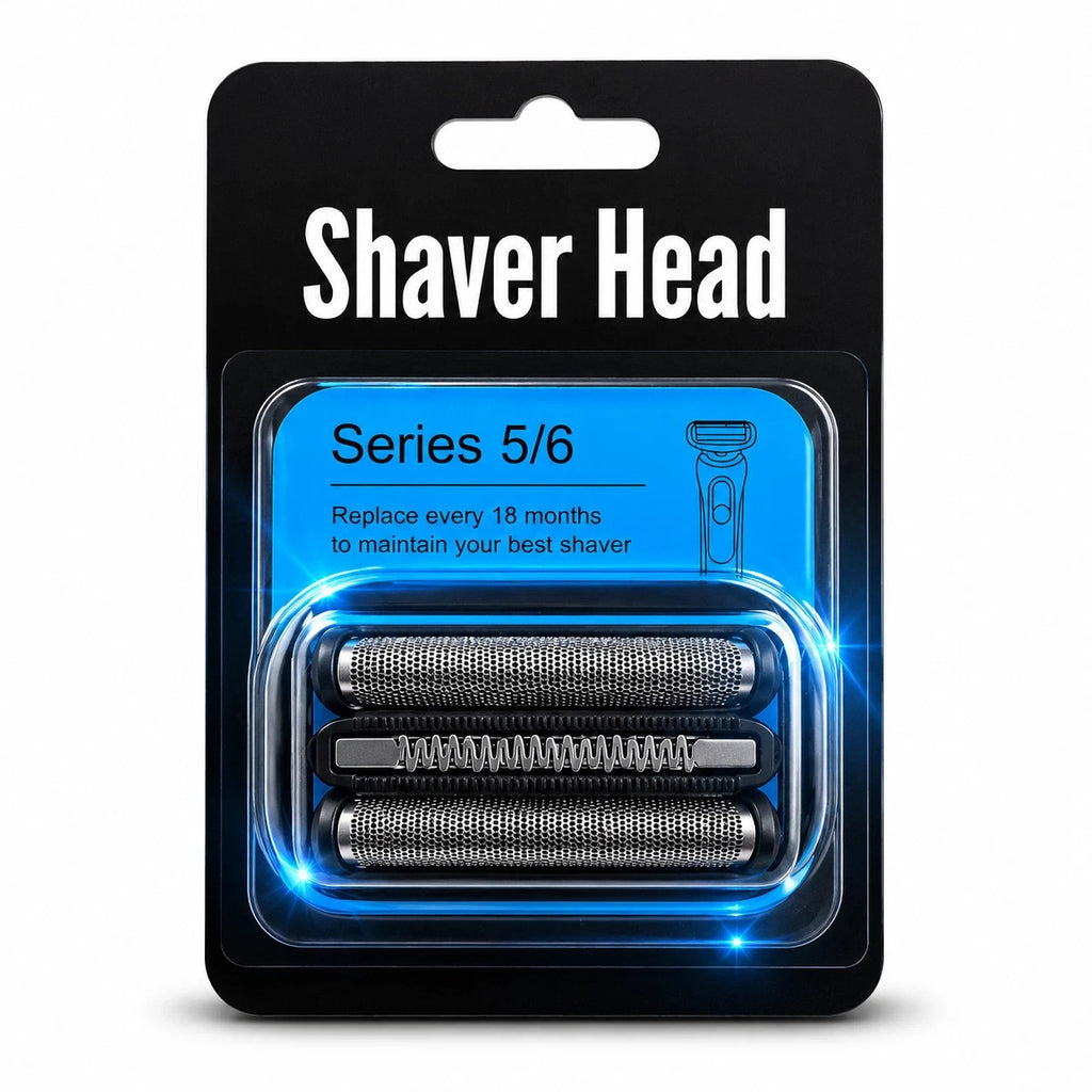 Foil Replacement Head for Braun Series 5 & 6 Shavers - 2 Pack