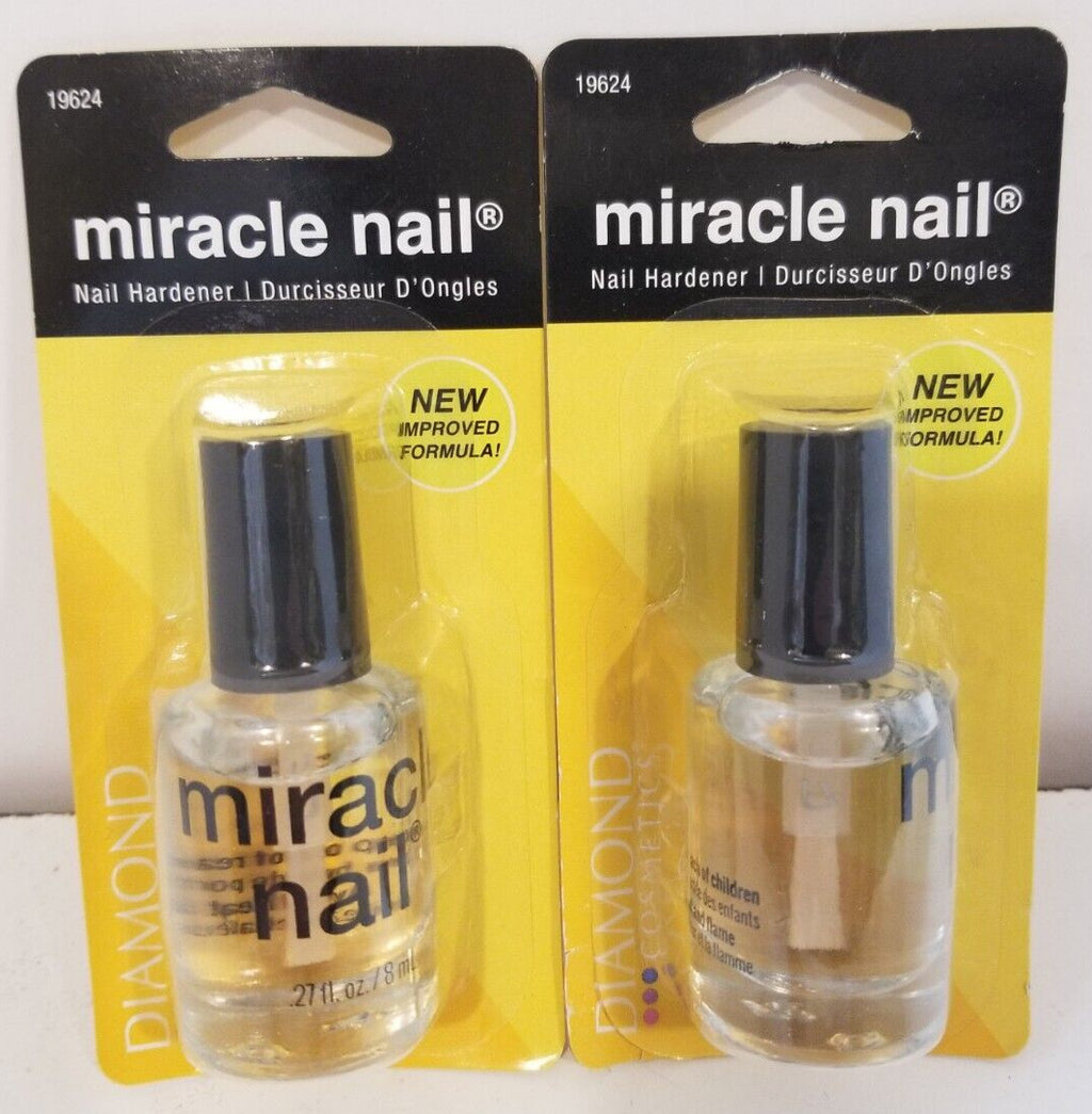 Diamond Miracle Nail Hardener Clear Coat Nail Polish - 0.27 oz