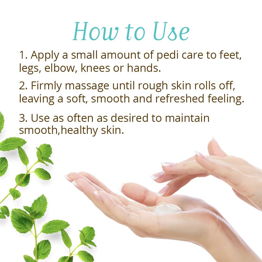 Peppermint Foot Lotion Exfoliates & Moisturizes for Soft, Refreshed Feet