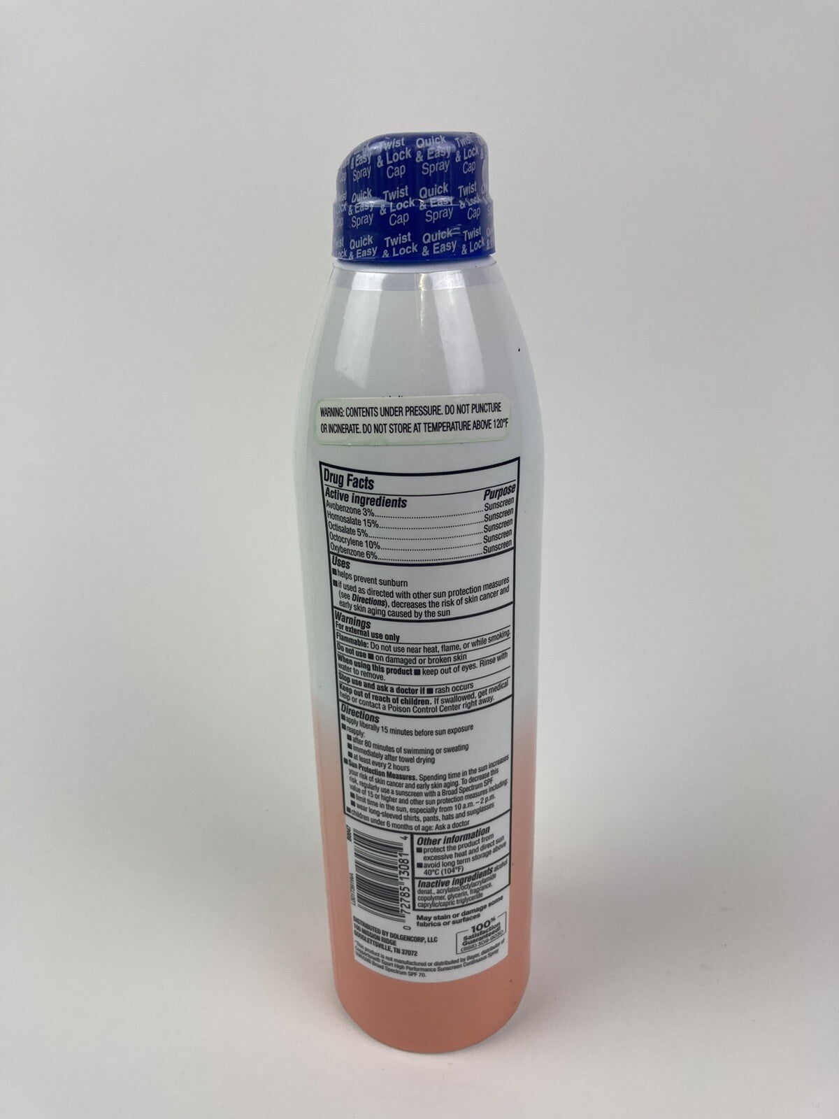 SPF 70 Sunscreen Spray for Body Family Size 10oz UVA UVB Protection