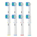 Electric Toothbrush Replacement Heads Soft Bristles Pack - Compatible with Oral-B