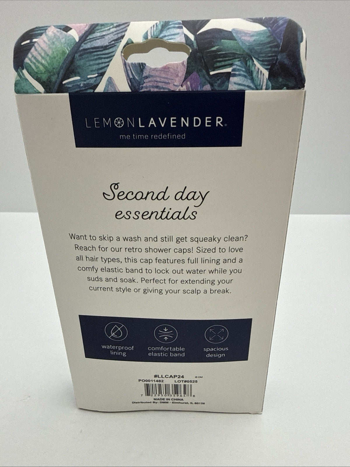 Not Your Grandma's Lemon Lavender Shower Cap - Waterproof Hair Cover