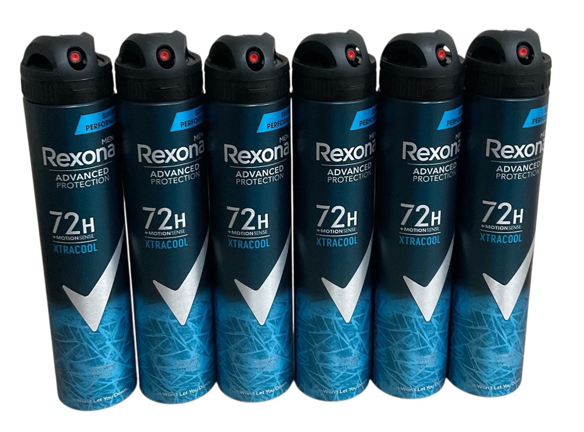 Rexona Men 72H Advanced Protection Xtra Cool Deodorant 200ML 6 Pack