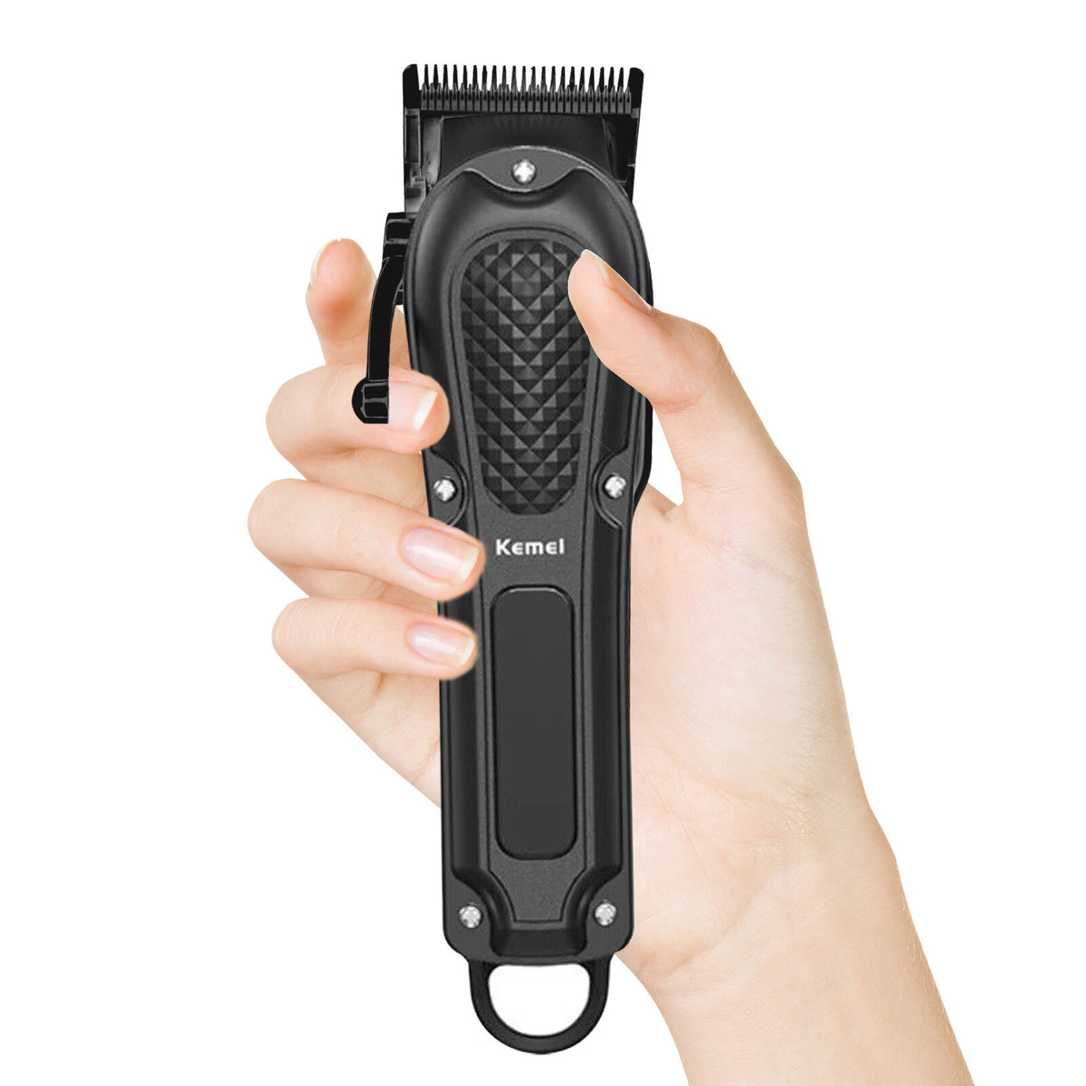 Cordless Hair Clipper and Beard Trimmer Set with Adjustable Guide Combs