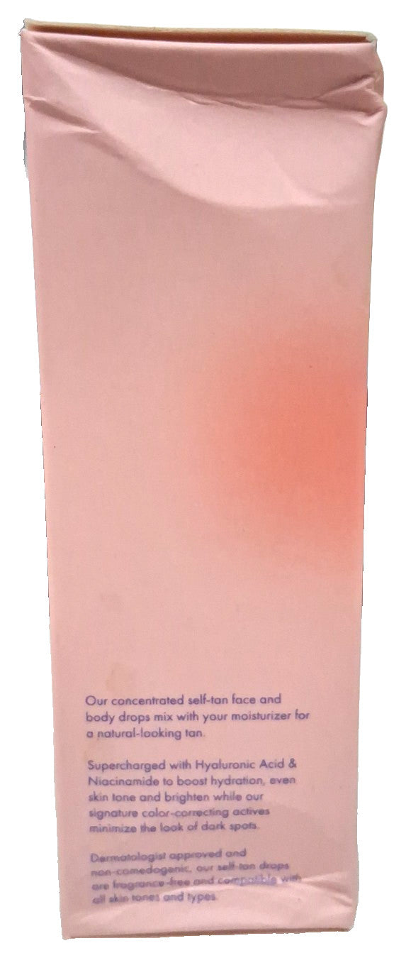 Self Tanning Drops Face and Body - Light Shade, 1.01oz, Sun-Kissed Glow