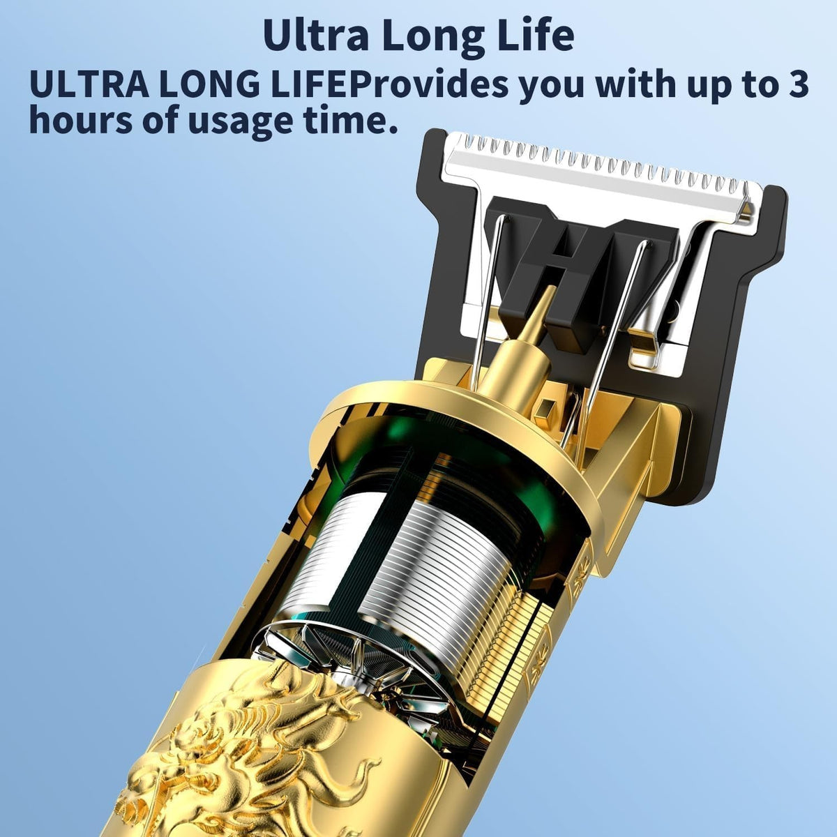 Rechargeable Hair Clippers & Trimmer for Effortless Grooming - Professional-Grade