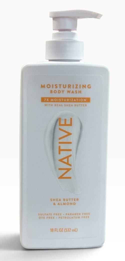 Native Shea Butter & Almond Moisturizing Body Wash 18 fl oz